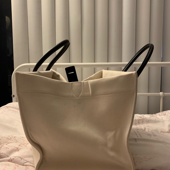 CELINE COTTON CANVAS MEDIUM PHANTOM WHITE - Picture 4 of 6